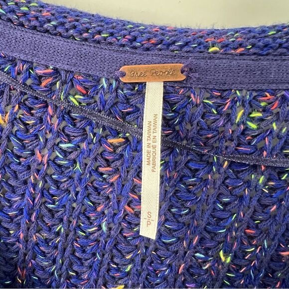 Free People Neon Lights Chunky Sweater - Picture 5 of 8